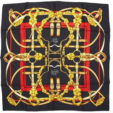 hermes print scarf how